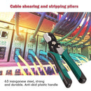 TUOSEN 8 inch Wire Stripper Cable Cutting Scissors Stripping Pliers Cutter Newly