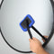Foru-1 Microfiber Long Handle Car Window Cleaning Brush, Dark Blue