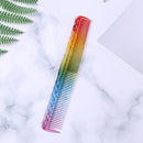 Anti-static Double Head Heat Resistant Rainbow Comb Hairdresser for Hair Cutt
