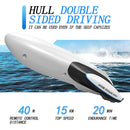 1/47 2.4GHz RC Racing Boat High Speed Double-sided Waterproof Ship White