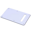 Fender Tremolo Back Rear Cover Scratch Plate for ST Electric Guitar(White)