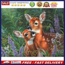 5D DIY Diamond Painting Kits Animals Full Round Rhinestone Mosaic Wall Art