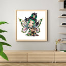 5D DIY Diamond Painted Square Diamond Girl with Wings (E507) Newly