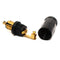 2 Pcs Black DIY 12v Cigarette Lighter Adapter European Type Male Plug  Connector