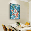 Oil Paint By Numbers Painting Girl Coloring Picture Drawing