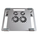 Foldable Laptop Desk Stand Cooling Fans Notebook Computer Holder Bracket Rack