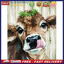 5D DIY Diamond Painting Full Round Drill Grazing Cow Animal Craft Home Deco