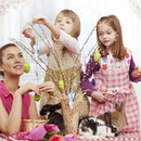 Bunny Gnome Spring Easter Swidish Tomte Dwarf Hanging Ornament 5 Pcs (2)