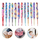 12pcs Soft Pottery Hooks Knitting Needles Set for Weave Sewing Needles