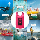 Waterproof Dry Bag Pack Sack Swimming Kayaking River Trekking (2L Pink) Newly