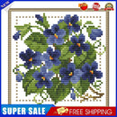 12 Months Flower DIY Cross Stitch 11CT Printed Embroidery (H424 February)