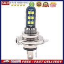 1080LM Scooter Auxiliary Front Light 6000K 12 SMD LED Motorcycle Headlight Bulbs
