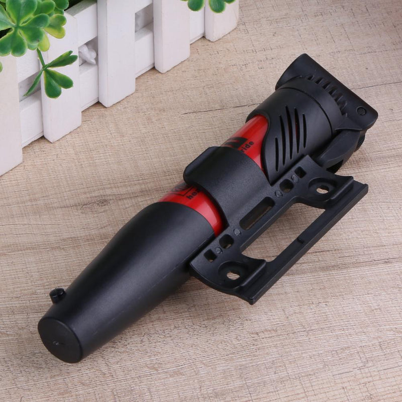 Portable Folding Bicycle Air Pump Inflator for Presta Schrader Valve Red Newly