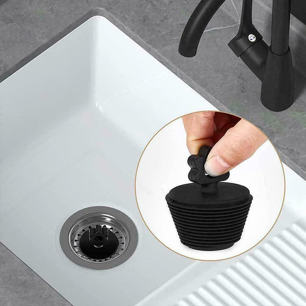1Pack Bathtub Drain Stopper Silicone For Bathroom Kitchen Laundry V5E2