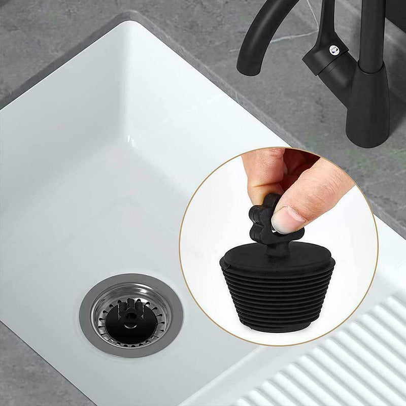 1Pack Bathtub Drain Stopper Silicone For Bathroom Kitchen Laundry V5E2