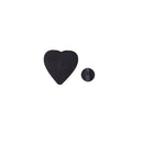 Gift Coffee Shaped Love Heart Brooch Badge Letter Pin Denim Jackets Lapel Pin