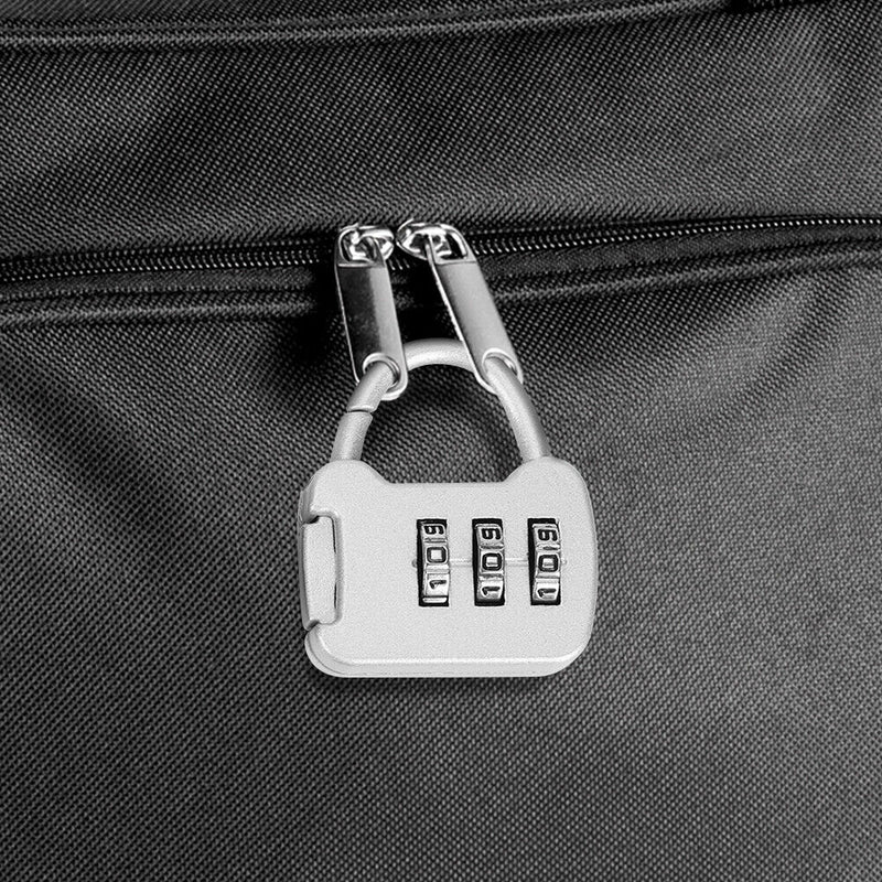 Portable 3 Digit Combination Backpack Mini Password Lock Luggage Case for Travel