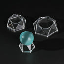 Display Stand Quartz Sphere Holder Transparent Pedestal Crystal Ball Base