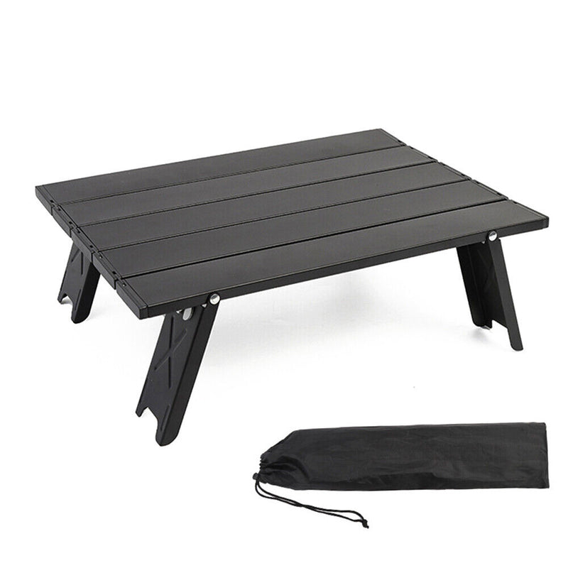 Aluminum Alloy Mini Folding Table Foldable Plate Table for Camping Tent Picnic