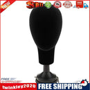 Foam Male Female Head Mold Wigs Glasses Hat Display Holder Stand (Black)