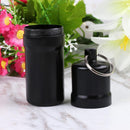 Stainless Steel Waterproof Cigarette Case 10 Cigarettes Holder Box (Black)
