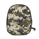 Portable Fishing Reel Storage Bag Digital Camouflage Protective Case Pouch