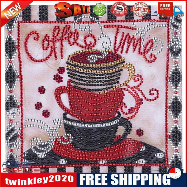 5D DIY Special-shaped Diamond Painting Cross Stitch Embroidery (H026 Cup)