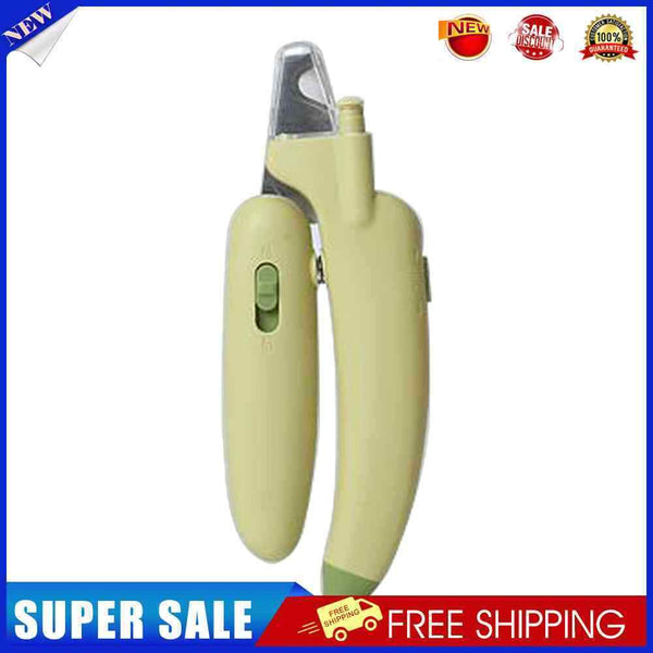 #A Plastic Pet Nail Clippers Banana Dog Cat Claw Grinder Toe Trimmer Pet Groomin
