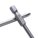 10pcs/set S2 Steel Slotted Phillips Head Batch Electric Screwdriver Bits Newly