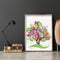 DIY Part Special Shape Diamond Painting Kit 5D Colorful tree Drawing