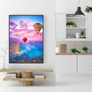 Balloon Valley Oil Painting By Numbers Canvas Wall Drawing Kits DIY Home Decor