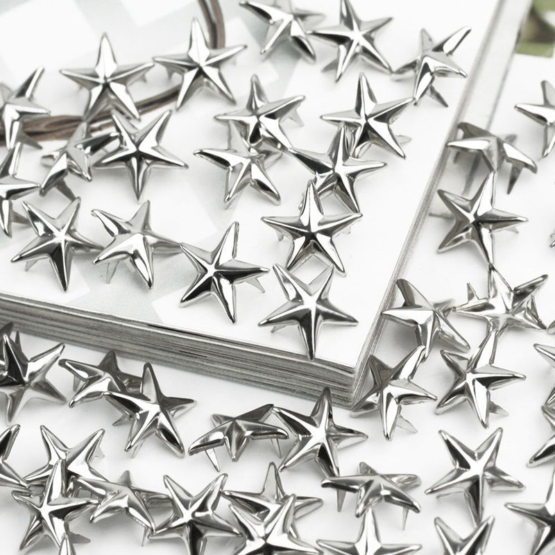 Decoration Rock Punk Studs Spikes Leather Craft Star Rivets Spots Nailhead