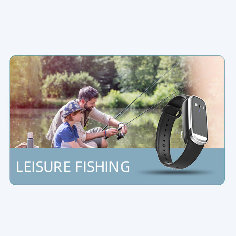 Ultrasonic Mosquito Repellent Bracelet Anti Pest Electronic Watch (Black) Newly