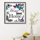 5D DIY Full Drill Diamond Painting Butterfly Home Cross Stitch Mosaic Needl
