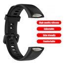 Soft Silicone Strap Wristband Band for Huawei Band 4/Honor Band 5i (Black) Newly