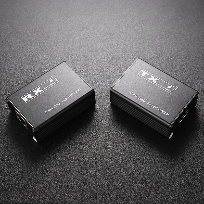 30m Wired HDMI-compatible Transmitter Receiver 1080P Splitter Adapter for C