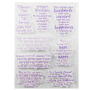 DIY Transparent Stamp Album Silicone Photo Card Cutter Mold Manual Seal Decor