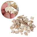 Cut Embellishment Ornaments Animal Pattern Handmade Wooden Craft Snail Rabbit