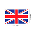 5pcs Polyester England Flag Hand Waving Hanging Banner with Flagpole (02) Newly