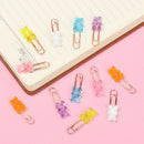 Office Stationery Cartoon Paper Clips Bookmark Binder Organizer Clip Holder