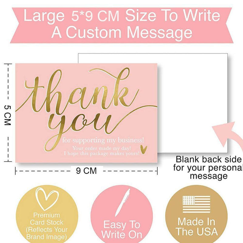 Wedding Company Gift From Seller Stand By Me Small Business Card Thank You Card