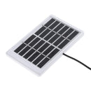 6V 1.2W Solar Panel Polycrystalline DC Interface Plug Cell Battery Charger Newly