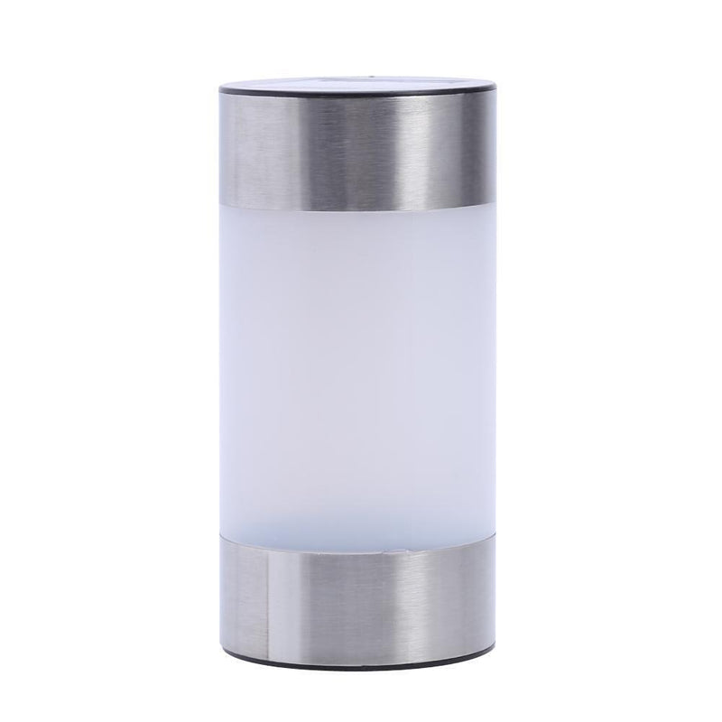2pcs Solar Powered Stainless Steel Light LED Wall Light Fence Lamp Outdoor Garden Li