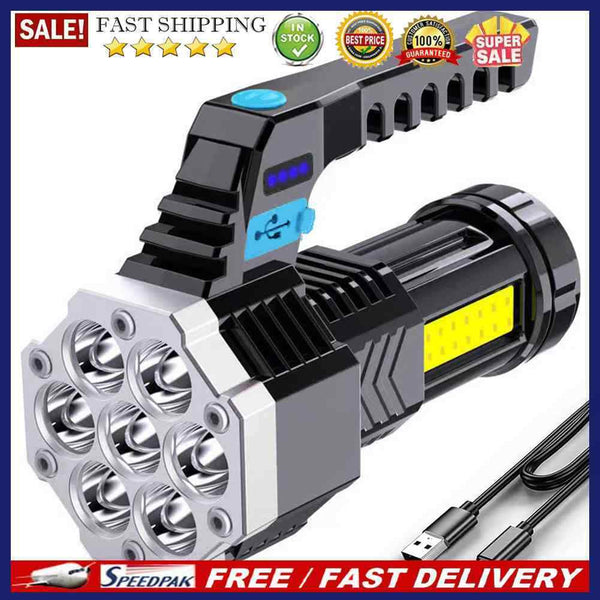 Multifunctional Searchlight Waterproof Torch for Outdoor Camping Hiking Fishi