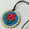 Wooden Crafts Sewing Jewelry Pendant Embroidery Key Ring Making Cross Stitch