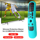 Anti-Slip Smart TV Remote Control Cover for LG MR21GA/MR21GC (Mint Green)