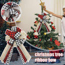 Christmas Large Christmas Tree Top Topper Ribbon Door Window Bow Hanging/