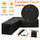 Chair Sofa Waterproof Oxford Dustproof Rattan Corner Furniture Cover L Shape
