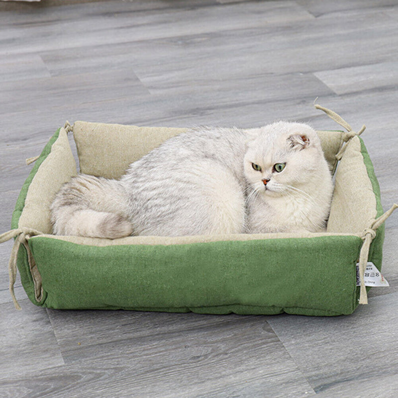 Cozy Cat Bed Warm Sleeping Hammock Cushion Kitten House Soft Puppy Sofa Mats