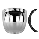 PC Motorrad Bubble Visier Windschutzscheibe Staubdicht UV400 Schutz Silber